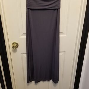 Sofra Charcoal Maxi Skirt